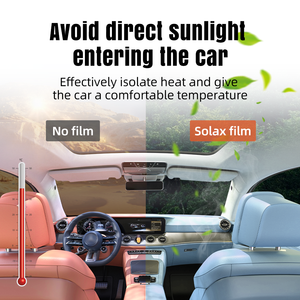 Điện tĩnh bám chịu nhiệt xe năng lượng mặt trời phim tự dính bảo vệ sự riêng tư 2mil độ dày chống xước Pet cửa sổ <span class=keywords><strong>Tint</strong></span> - Product Image 3