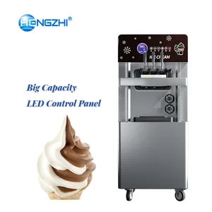 HENGZHI Venta caliente soporte de suelo servicio suave máquina de helados máquina de hacer helados