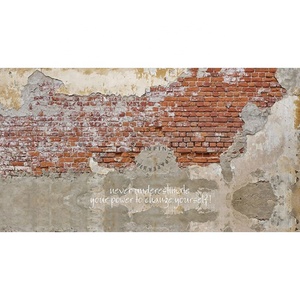 วอลล์เปเปอร์ตกแต่งภาพจิตรกรรมฝาผนังร้านอาหาร<span class=keywords><strong>ลาย</strong></span>อิฐซีเมนต์สไตล์อุตสาหกรรมย้อนยุค - Product Image 6