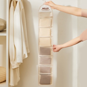Household <b>Wall</b> Shelf Wardrobe <b>Storage</b> Bags <b>Hanging</b> Closet Organizer Save Space for Socks <b>Hanging</b> <b>Storage</b> Organizer - Product Image 3