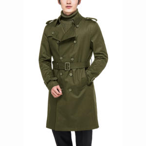 Manteau long en cachemire pour homme, <span class=keywords><strong>trench</strong></span>-coat, grande taille, haute qualité, nouveau design - Product Image 3