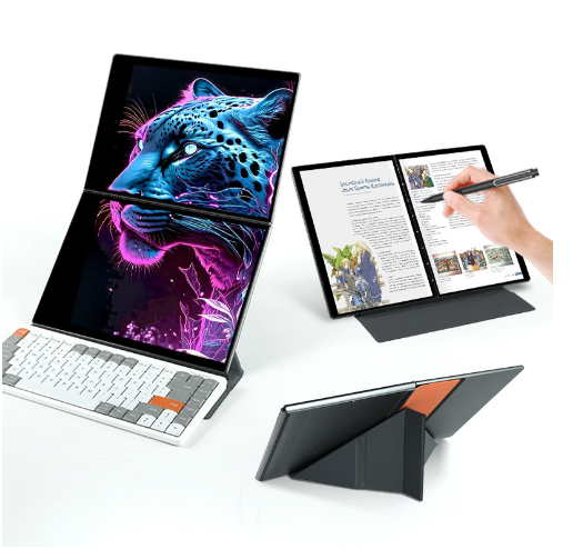 2025 New OEM10.95 "+10.95" Dual-screen 2-in-1 Laptop 16gb Expansion 512GB 2TB DDR5 Business Dual-screen Touch Smart Laptop