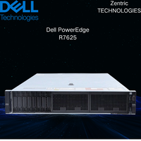 خادم ديل باور إيدج R7625 الأصلي بحجم 2U مع معالج AMD EPYC 9004 وذاكرة DDR5 لتطبيقات الذكاء الاصطناعي والحوسبة عالية الأداء والمحاكاة الافتراضية ومراكز البيانات