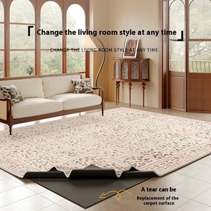Style Vintage français haut de gamme salon chambre <span class=keywords><strong>tapis</strong></span> 3D fait à la Machine <span class=keywords><strong>tapis</strong></span> facile à nettoyer résistant à la saleté caractéristique amovible chevet - Product Image 1