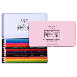Set di Matite Acquerellabili Rubens in Scatola Rosa, Matite Colorate Solubili in Acqua per Bambini e <span class=keywords><strong>Adulti</strong></span>, Matite per Disegno Artistico - Product Image 1