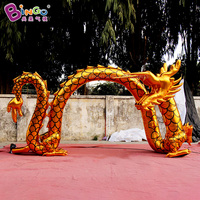 Bingo Publicité Gonflable Golden Dragon Sph Personnalisé Gonflable Chinois Dragon Ballon Géant Gonflable Dragon pour la Décoration
