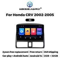 Navifly Android écran tactile intégré voiture-play Auto Android voiture stéréo X1 X2 pour Honda CRV prise en charge BT DSP GPS WIFI