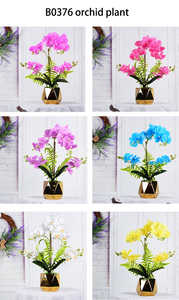 Orchidées artificielles papillon en latex, vente en gros, décoration de maison - Product Image 4