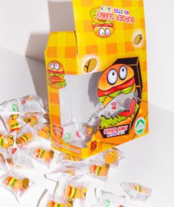 Serie de comida rápida Sabor a fruta dulce Envasado individual Mini <span class=keywords><strong>Burger</strong></span> Shaped Gummy <span class=keywords><strong>Candy</strong></span> - Product Image 4