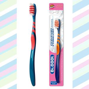Brosse à dents en plastique écologique, 10 pièces, logo personnalisé, brosse à dents avec certificat BRC CE, en gros - Product Image 1
