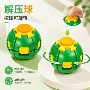 Fidget Ball Stress Relief Toy Plastic Portable For 8 To 13 Years Unisex - Product Image 2
