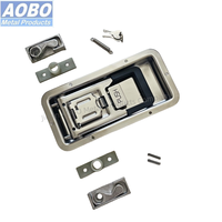 Serrure de conteneur encastrée 16mm barre ronde en acier inoxydable au carbone chaîne du froid logistique serrures de porte de camion