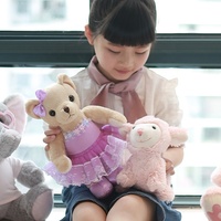 Songshan Juguetes Peluches personalizado lindo San Valentín peluche bailarina oso de peluche juguete tutú falda oso de peluche ballet para mujeres