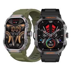 Montre connectée Drioshipping pour homme, étanche, avec appels Bluetooth, modes multisports, fréquence cardiaque, écran AMOLED 2,01 pouces HK24, 2024 - Product Image 1