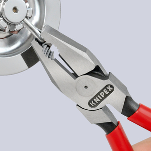 Alicates universales Knipex de 3 pulgadas de longitud de mandíbula, acero al cromo vanadio serrado, grado industrial - Product Image 1