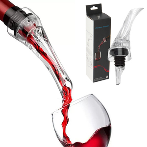 Verseur <span class=keywords><strong>à</strong></span> <span class=keywords><strong>vin</strong></span> transparent avec bec verseur design, mini décanteur aérateur de <span class=keywords><strong>vin</strong></span> écologique avec bec d'aigle anti-goutte - Product Image 2