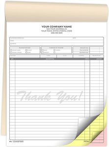 Tùy chỉnh biên lai sổ cái <span class=keywords><strong>carbonless</strong></span>, đơn đặt hàng công việc, đơn đặt hàng, đơn đặt hàng, ước tính, Báo Giá với tên công ty/doanh nghiệp - Product Image 2