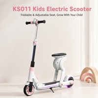 Trottinette électrique pour enfants Seat Ride avec siège, 21,6 V, 130 W, 5,2 Ah, batterie au lithium, 6,5 pouces, capteur intelligent, étanche, longue portée, pliable, 70 kg