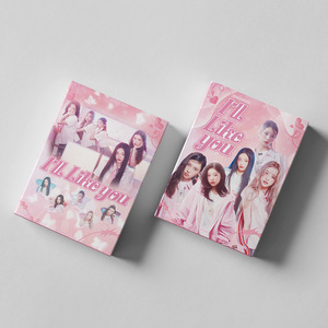 Vente en gros de 55 pièces/boîte de cartes photo d'album Kpop ILLIT NOT CUTE ANYMORE, cartes Lomo SUPER REAL ME - Product Image 5
