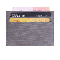 Dompet Kartu Bisnis Mini Mewah Pria, Tempat Kartu Kredit Tanpa Penutup