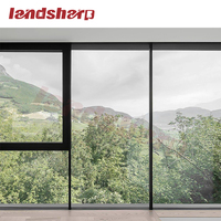 Grandes fenêtres en verre Grande image Fenêtre panoramique insonorisée Fenêtres en verre fixes