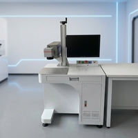 Graveur laser CO2 de bureau haute précision 30W refroidi par air avec DXF PLT AI DST pour le marquage du bois, de l'acrylique et du cuir