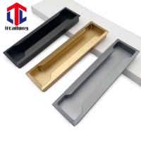 Poignée en aluminium sur mesure, profil OEM CNC 6063 T5, usinage CNC de précision, anodisation champagne, poignée CNC pour cuisine sur mesure