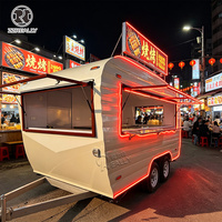Chariot à poulet frit certifié VIN vintage, remorque à café commerciale, camion de tacos flexible