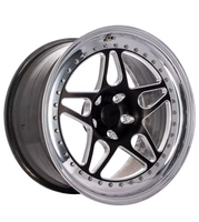 Jantes de course tout-terrain en alliage d'aluminium forgé sur mesure, 15-22 pouces, 5x112/5x120/4x100/6x139.7/5x114.3, jantes Beadlock, finition noire