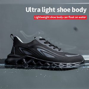 <span class=keywords><strong>Scarpe</strong></span> <span class=keywords><strong>Antinfortunistiche</strong></span> da <span class=keywords><strong>Uomo</strong></span> Traspiranti in Maglia Intrecciata Sneakers Industriali per Cantieri Edili <span class=keywords><strong>Scarpe</strong></span> Protettive per Siti Industriali e di Costruzione - Product Image 3