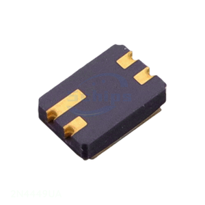 Original 2N4449UA 4-SMD, No Lead Transistors Buy Online Electronic Components - Product Image 1