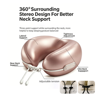 YUE RISE Premium Ergonomic Neck Compact Egg-Shell Carry Box Luxury Memory Foam Flight Travel Pillow untuk Perjalanan Bisnis