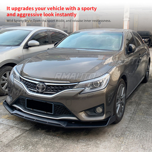 3Pcs/<b>Set</b> Car Front Bumper <b>Lip</b> Splitter Spoiler Diffuser Bumper Guard Body Kit for Toyota Mark X Reiz 2010-2019 Car Accessories - Product Image 3