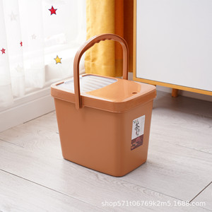 Plastic Tea <b>Bucket</b> <b>With</b> <b>Lid</b> For Tea Leaves And Wastewater Kung Fu Tea Set Accessory - Product Image 5