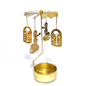 Petite tasse à thé INS, aromathérapie romantique, bougeoir rotatif à air chaud en acier inoxydable, modèle ZT001, cadeau d'affaires - Product Image 4