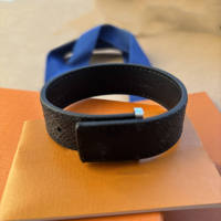 Bracelet vintage en cuir PU de marque, bijoux de luxe haut de gamme unisexe, à la mode, pour hommes et femmes, avec boîte cadeau, cadeau pour la fête des pères