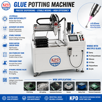 Máquina Automática de Encolado con Pegamento AB, Sistema de Dispensación de Resina Epoxi de Dos Componentes, Equipo de Encolado Industrial de Alta Eficiencia