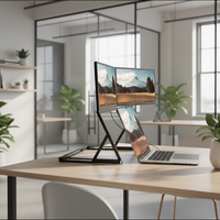 Écran d'extension pour ordinateur portable 15,6 pouces White Label - Double moniteur pour la productivité au bureau et en voyage, écran IPS Full HD 1080P