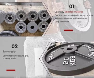 Offerta Speciale: Dischi Pesi Neri in Ghisa da 5 kg di Alta Qualità per Allenamento Fitness, Pesi Liberi a Quattro Barre per un Allenamento Efficace - Product Image 5