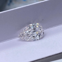 Messi Jewelry Forma de pera Suelto CVD Diamante 5.5ct F Color VVS1 Excelente corte Diamante cultivado en laboratorio