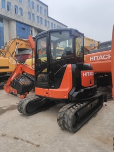 Miniexcavadora Hitachi Zaxis 55 usada a la venta 5,5 Ton Zx55usr Buen estado con componentes centrales Motor Caja de cambios Bomba de engranajes - Product Image 6