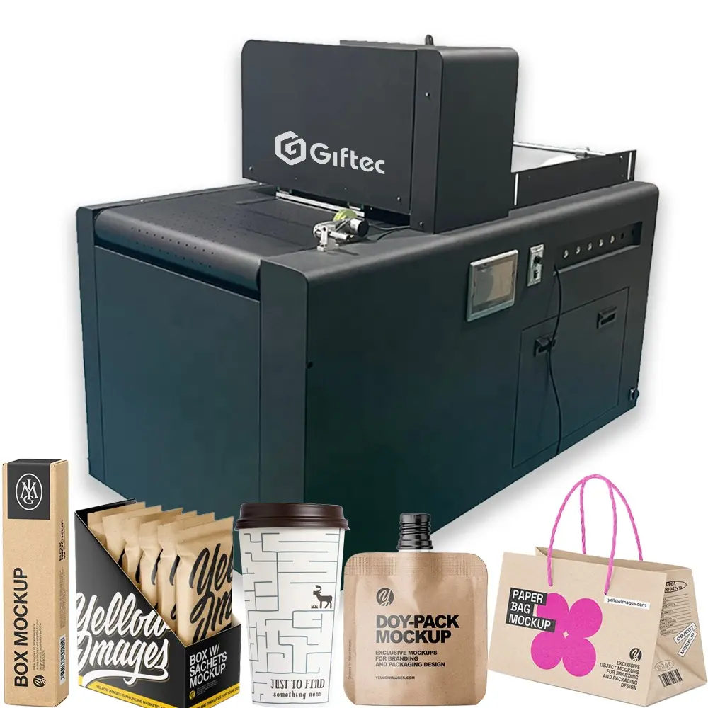 Digital Printer Machine A4 A3 Multifunctional Uv Single Pass Direct to Cup Box Carton Packaging Printer Inkjet Printers