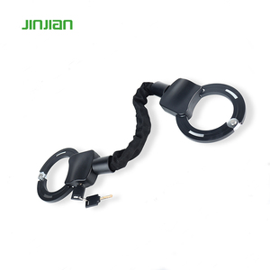 <span class=keywords><strong>Antivol</strong></span> de chaîne robuste Jinjian pour moto et VTT avec housse en nylon – Accessoires de sécurité pour vélo - Product Image 2
