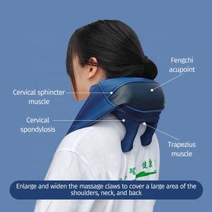 Masajeador de cuerpo de cuello portátil superventas, masajeador de cuello inalámbrico eléctrico inteligente con diseño de amasado 6D calentado - Product Image 6