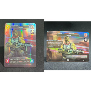 STAR W The Mandalorian-Sworn Creed Cad Bane Han Solo Kylo Ren Bossk <span class=keywords><strong>Jabba</strong></span> Hutt Rey Qi'ra Finn Tarjeta <span class=keywords><strong>de</strong></span> Papel Personalizada <span class=keywords><strong>de</strong></span> Exhibición Marca Sanwa - Product Image 3