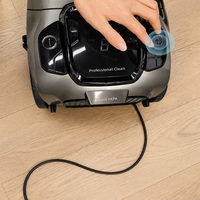 Aspirateur filaire haute puissance, silencieux, pour tapis, avec double filtre HEPA lavable