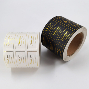 Rollo de pegatinas de agradecimiento para impresión en caliente, de alta calidad, impermeable, barato, personalizado, para negocios pequeños, venta al por mayor - Product Image 6