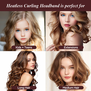 Nuevos Rulos de Satén de Seda Suave sin Calor con Gorros para el Cabello y Diadema, Color Personalizado para Uso Doméstico - Product Image 6