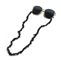 Chaînes de lunettes tendance en pierres naturelles faites à la main pour femmes, style bohème, cordon de maintien pour lunettes et masques, vente en gros
