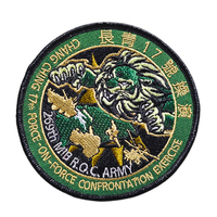 Patch brodé pour casquettes, chapeaux, vêtements – Écussons tissés tactiques, patch moral personnalisé, broderie artisanale thermocollante avec sequins